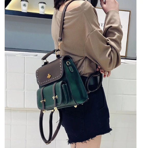 2021 BEST SELLER ! - Golden Bee Leather Backpack - Picture 5 of 10